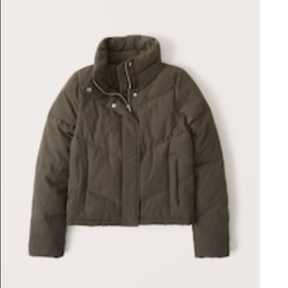 NWOT A&F Mini Puffer Jacket